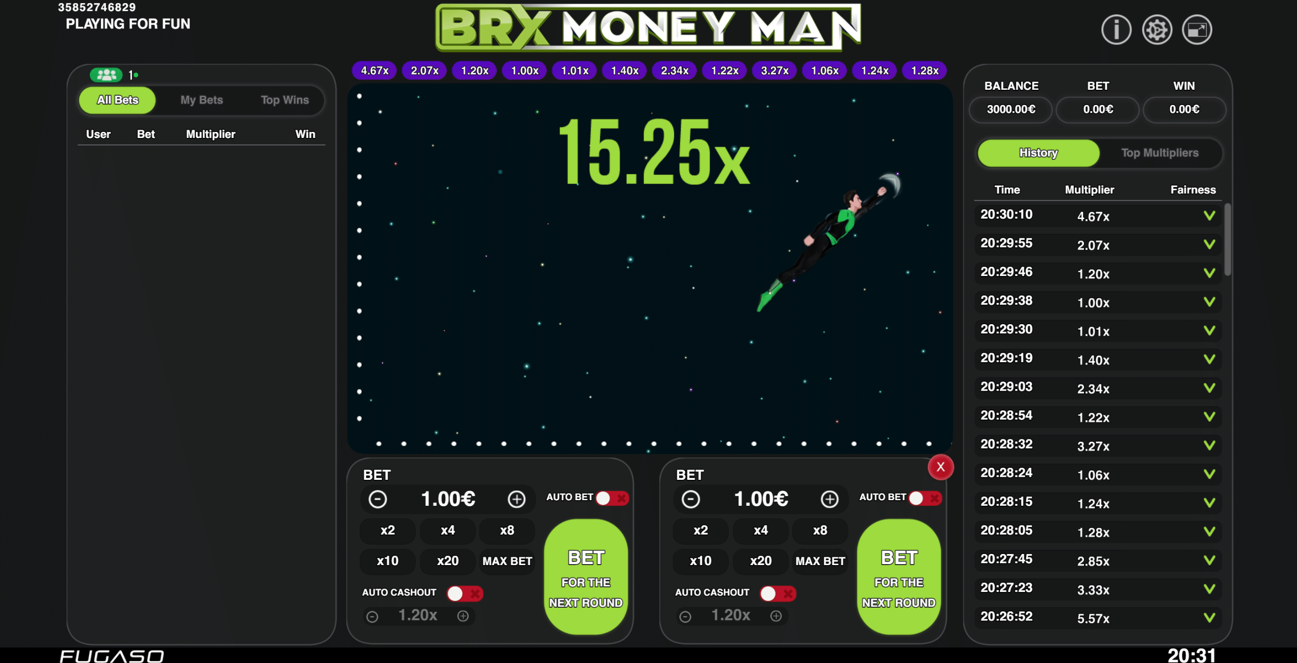 BRX Money Man Crash