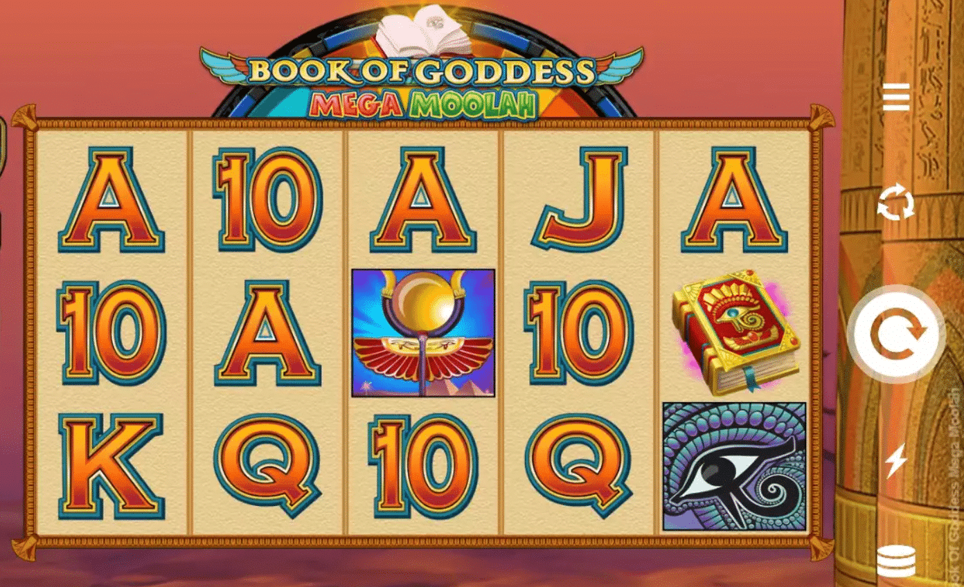 Book of Goddess Mega Moolah