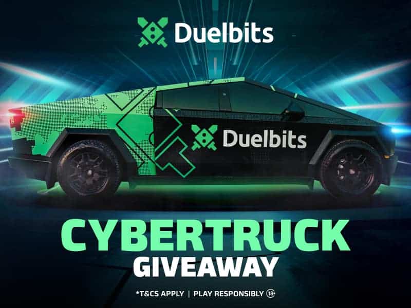 Tesla Cybertruck Giveaway at Duelbits