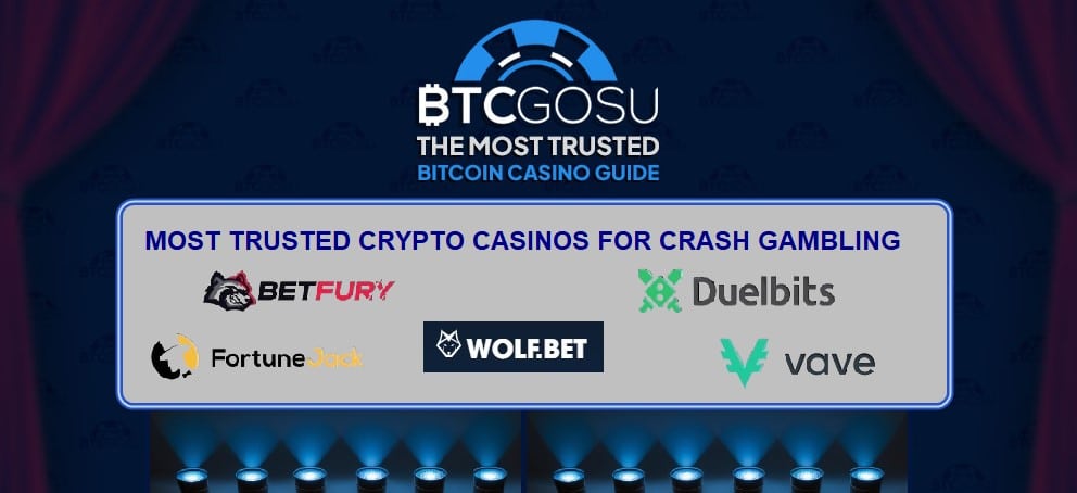 5 BTCGOSU trusted crypto casino sites for crash gambling